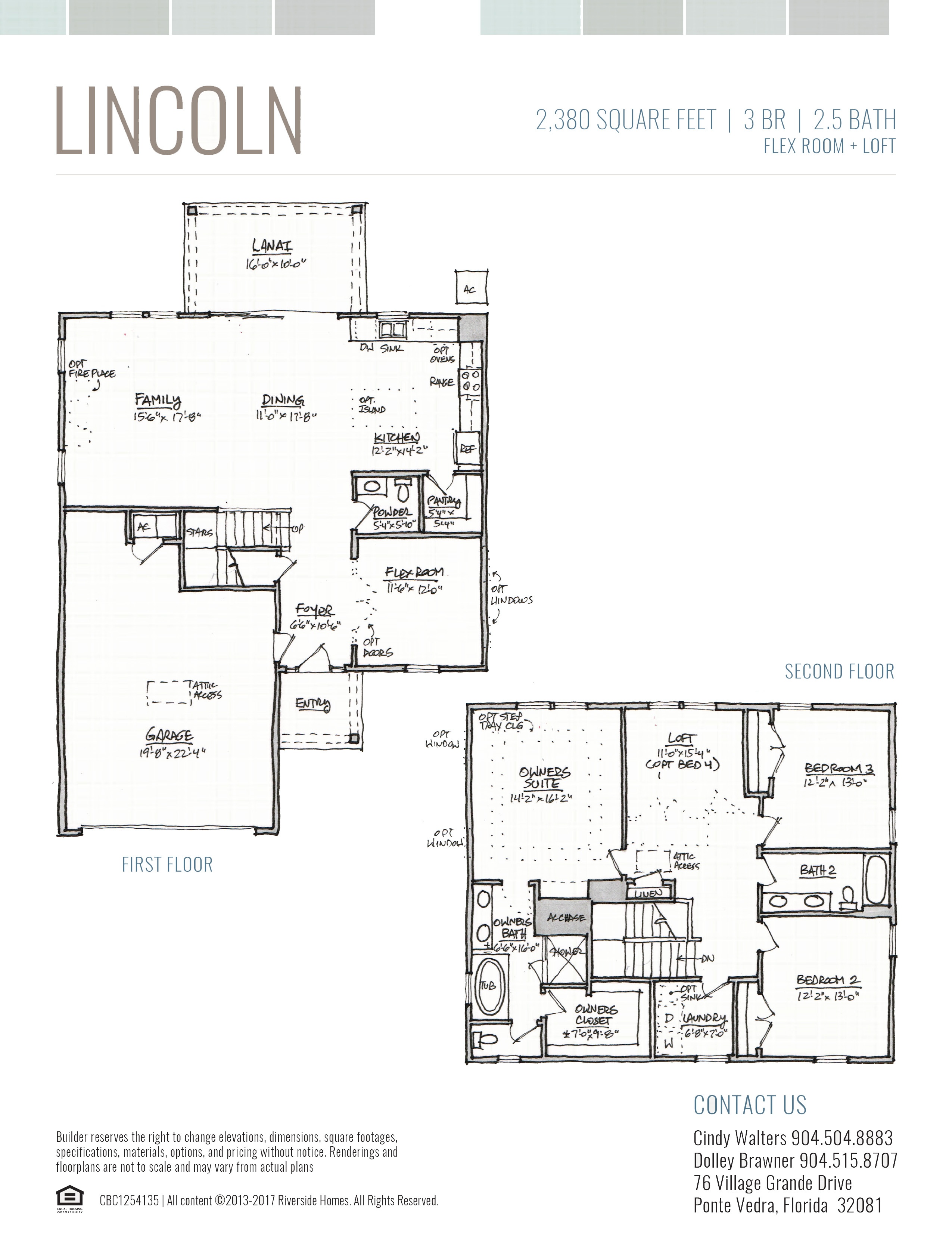 Lincoln Floor Plan Pioneer Village at Crosswater